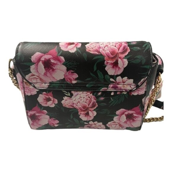 ARDENE Black Floral Crossbody Bag - Picture 3 of 5